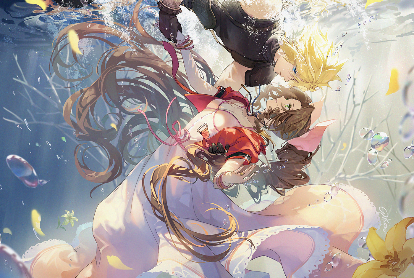 Final Fantasy VII Aerith Gainsborough, Cloud Strife